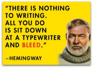 Hemingway on Writing