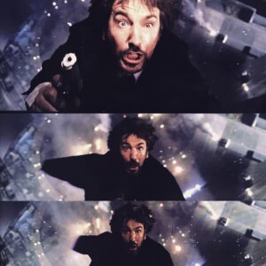 Hans Gruber falling in Die Hard