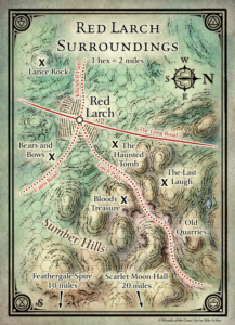 Red Larch Surroundings map