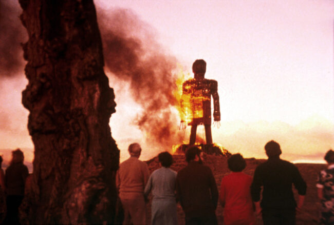 The Wicker Man - burning