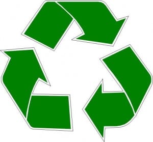 This is the "correct" form of the recycle logo.  Do you know why?