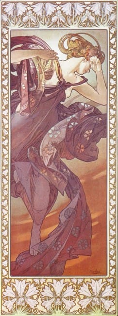 mucha_etoile-du-soir Alphonse Mucha, "L'Etoile du Soir (Evening Star)" (1902)