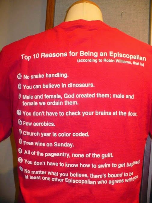 On being Episcopalian (Robin Williams-style)