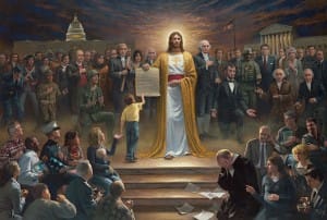 This scene does not actually happen in the Bible