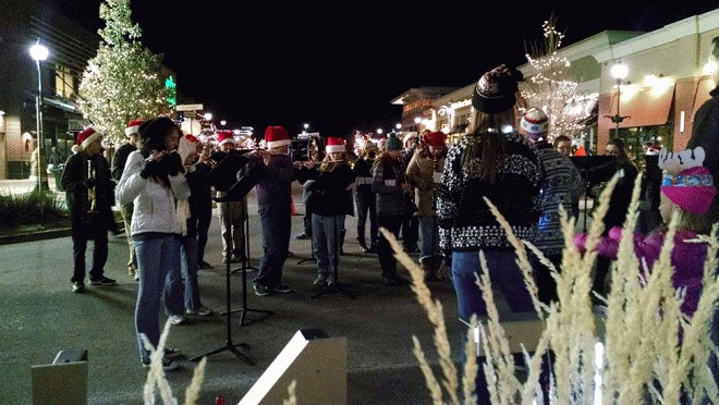 Here We Band A-Caroling