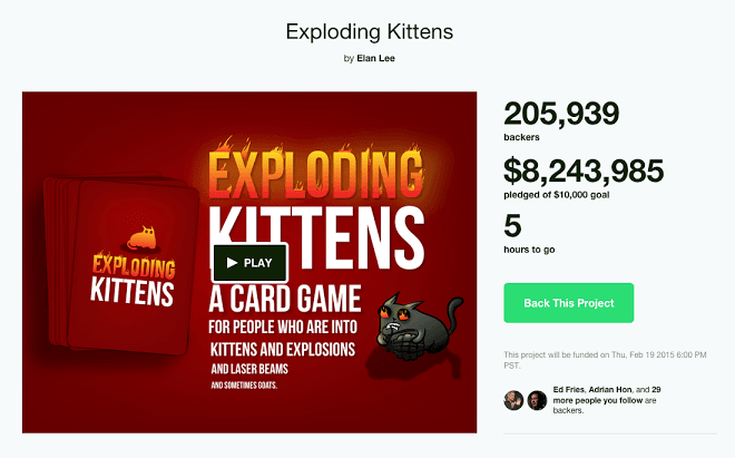 Ain't That a Kickstarter to the Head?