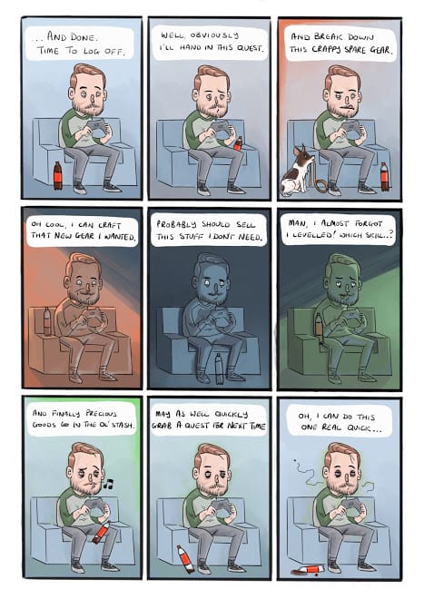 Someone has been cartooning my late nights