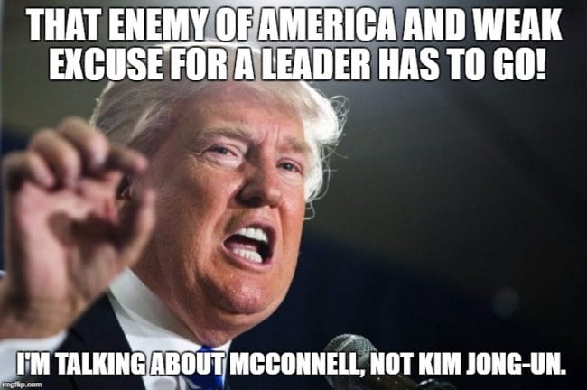 Trump meme mcconnell kim
