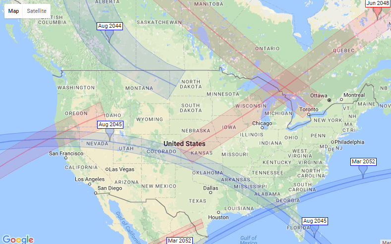 US Eclipses to Come | ***Dave Does the Blog