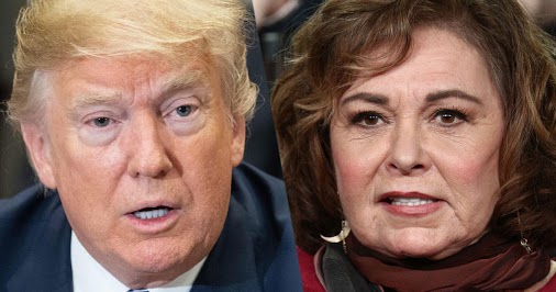 Trump is ticked off about the “Roseanne” cancellation. Kind of.