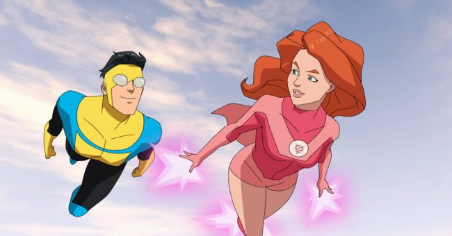 Invincible and Atom Eve animated