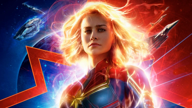 Captain Marvel movie poster brie larson