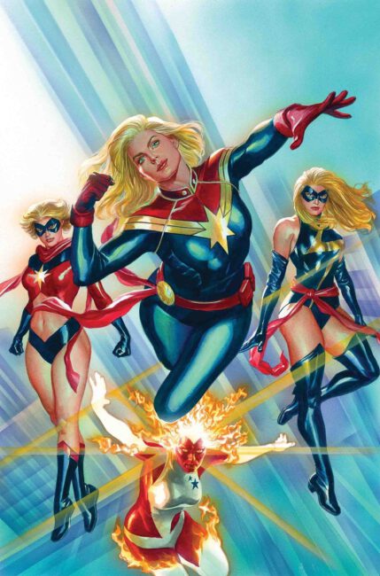 Ms Marvel and Captain Marvel uniforms