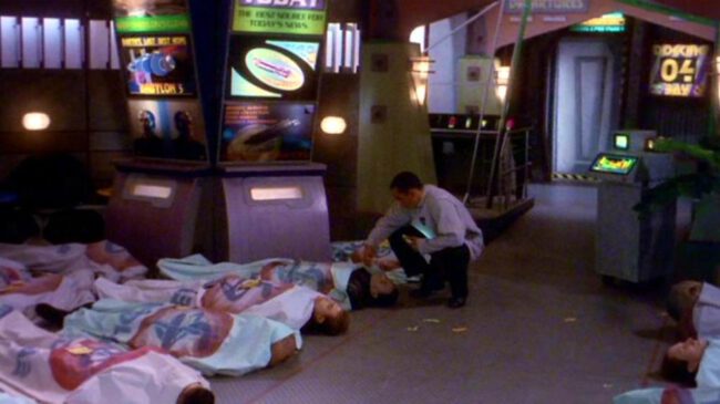 Babylon 5 5x04 View Gallery - Franklin morgue