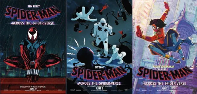 Spider-Man: Across the Spider-Verse character posters