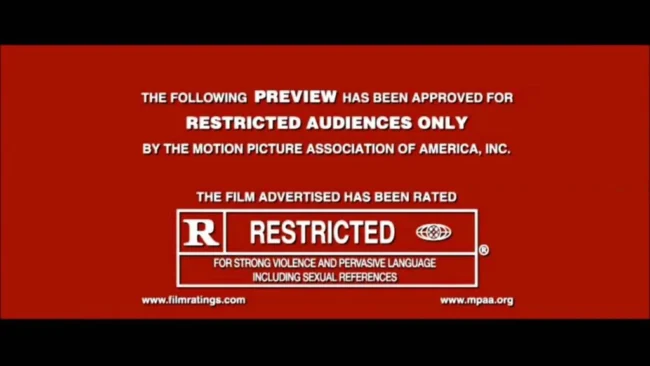 movie trailer restricted